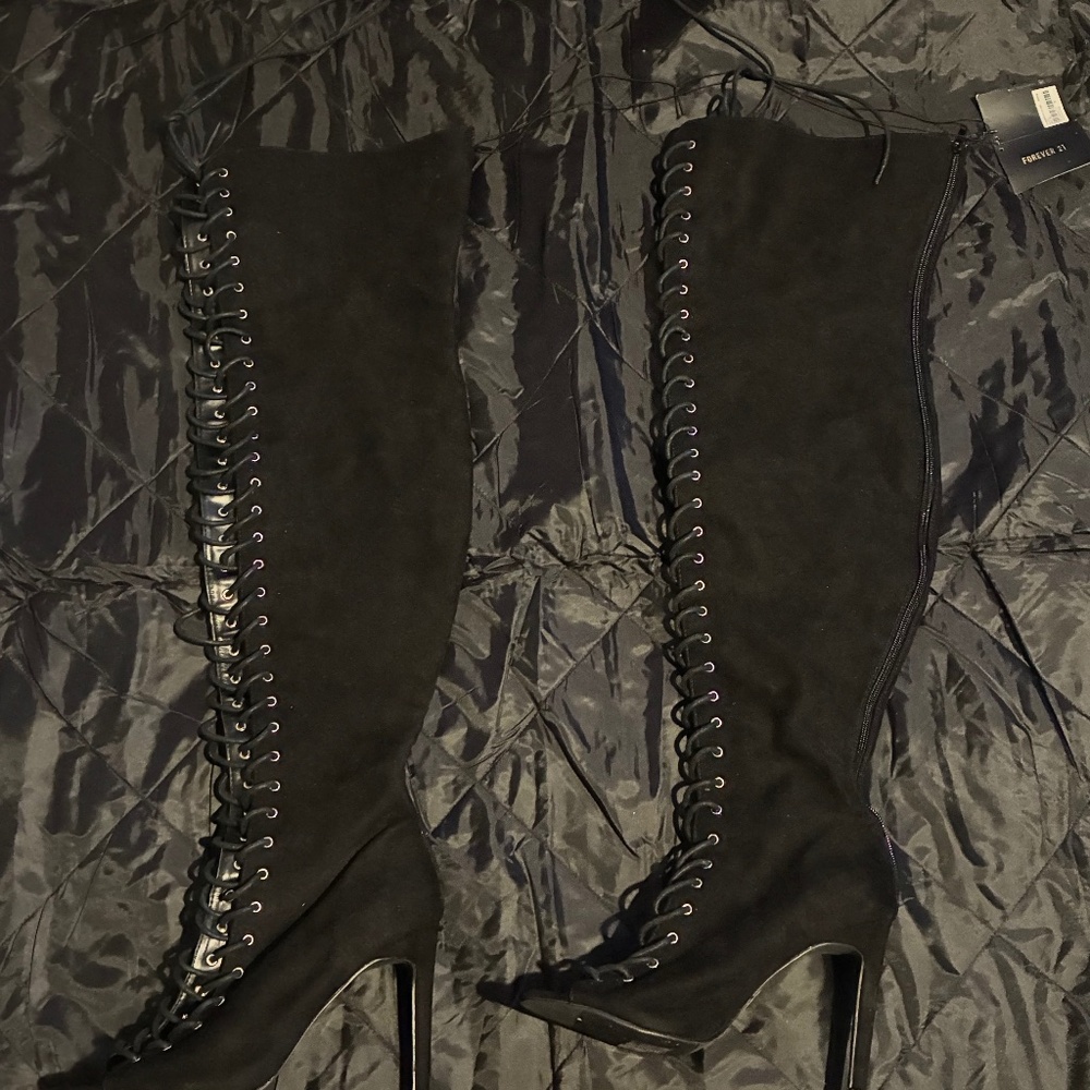 Thigh high boots